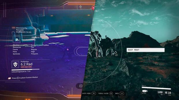 Comparativa entre No Man's Sky y Starfield.