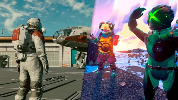 Comparativa entre No Man's Sky y Starfield.