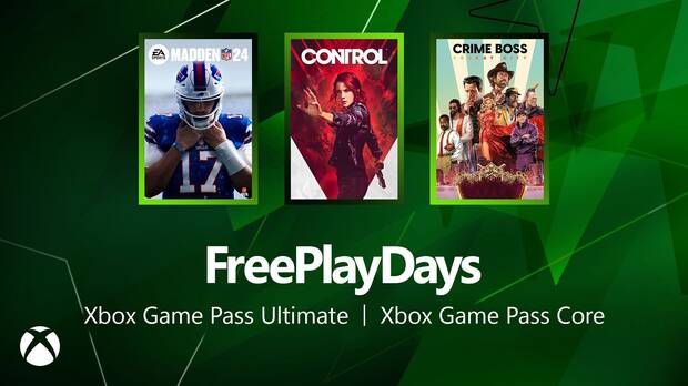 Pruebas gratis de Free Play Days de Xbox Game Pass Core de esta semana