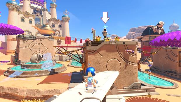Astro Bot - Localización del bot #02 en El genio de la lámpara