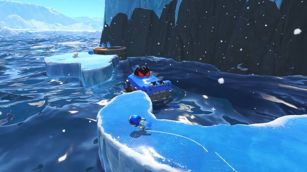 Astro Bot - Localización del bot #02 en Congelados nevados