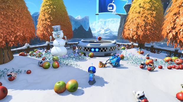 Astro Bot - Localización del bot #07 en Congelados nevados