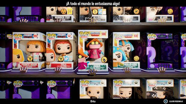 Podrás comenzar la partida con una pequeña selección de los personajes licenciados, pero hay muchos más para coleccionar y controlar.