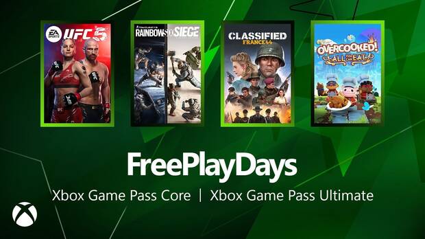 Juegos gratis de este fin de semana en los Free Play Days de Xbox.