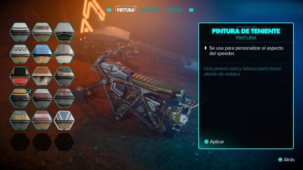 Star Wars Outlaws - Speeder: Pintura de teniente