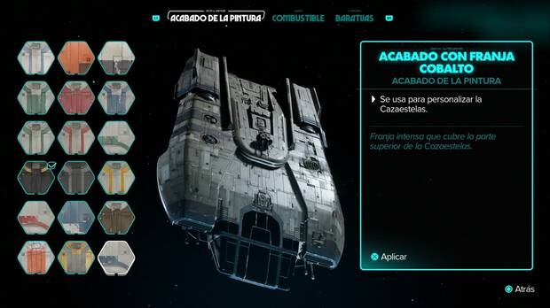 Star Wars Outlaws - Acabado con franja cobalto