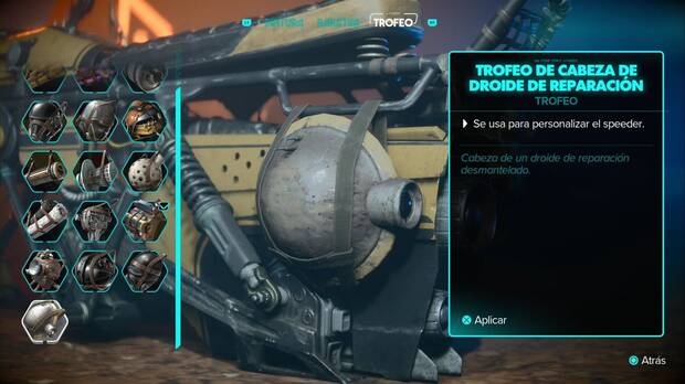 Star Wars Outlaws - Trofeo de droide de reparación