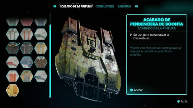 Star Wars Outlaws - Acabado de pendenciera de Boonta