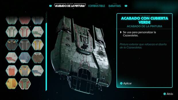 Star Wars Outlaws - Acabado con cubierta verde