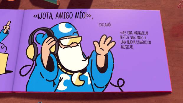 La historia tiene mucho peso en la aventura: en algunas p�ginas el narrador cuenta las peripecias de los personajes a viva voz.