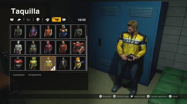 De la elegancia y los homenajes a otros juegos de Capcom o la ropa más estrafalaria, tu armario estará repleto de opciones para eliminar zombis.