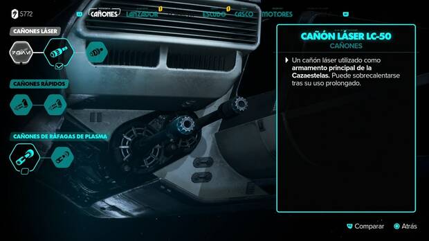 Star Wars Outlaws - Cazaestelas: Armamento