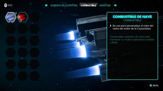 Star Wars Outlaws - Cazaestelas: combustible de nave