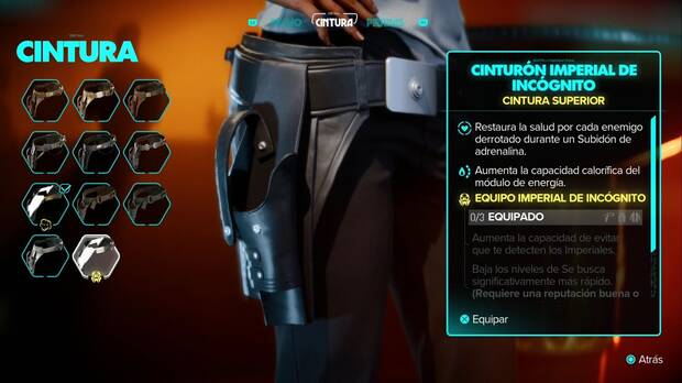 Star Wars Outlaws - Equipo: Cinturón imperial de incógnito