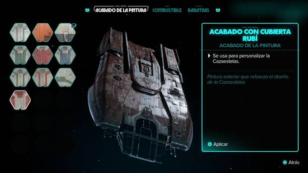 Star Wars Outlaws - Acabado con cubierta rubí