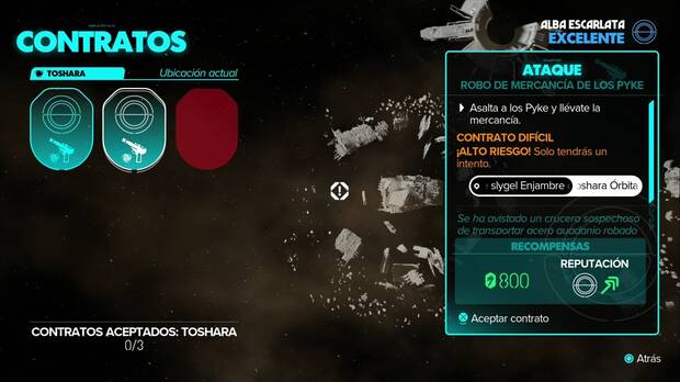 Star Wars Outlaws - Petaña de contratos sindicales