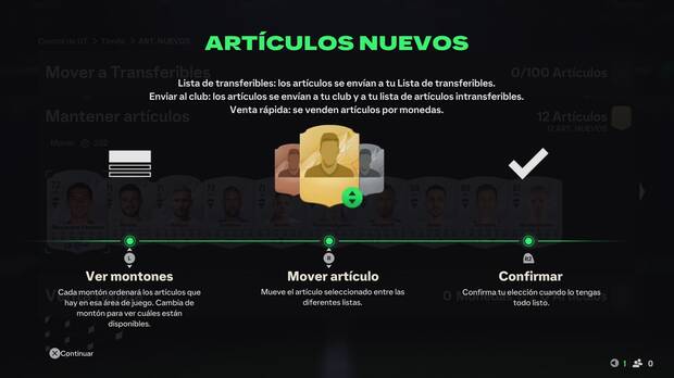 EA Sports FC 25 - Consejos iniciales para vender tus primeras cartas en UT