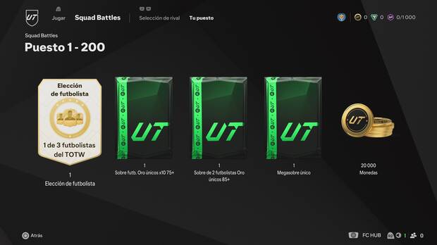 EA Sports FC 25 - Juega Squad Battles y Division Rivals para ganar monedas UT