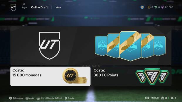 EA Sports FC 25 UT: Coste de entrada para jugar UT Draft