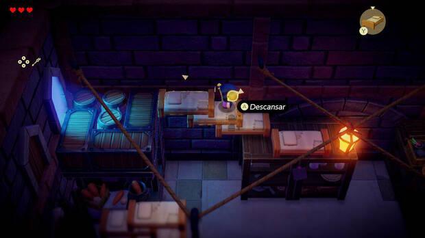 The Legend of Zelda: Echoes of Wisdom - Salir del castillo con las camas