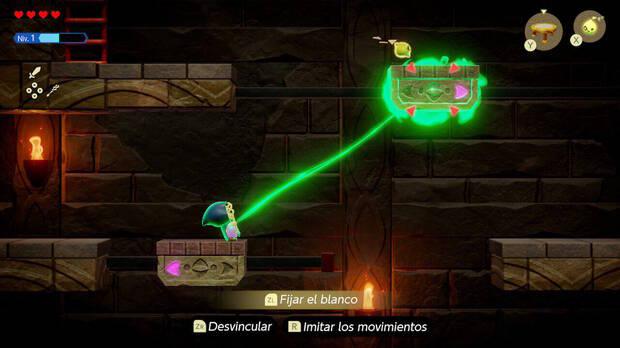 The Legend of Zelda: Echoes of Wisdom - Ruinas de Sudelia, sala con plataformas móviles