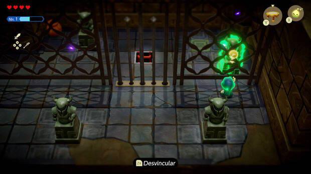 The Legend of Zelda: Echoes of Wisdom - Ruinas de Sudelia, sala de las cuatro estatuas