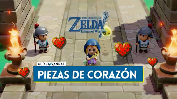 The Legend of Zelda: Echoes of Wisdom - Todas las piezas de corazón y cómo conseguirlas