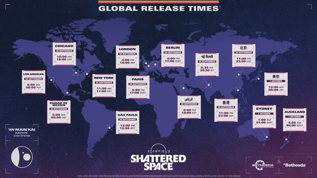 Las horas a las que podremos jugar a Starfield: Shattered Space'