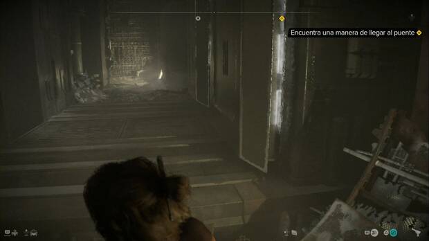 Star Wars Outlaws - Los restos de la nave: zona de los turboascensores con mecanismos en la pared