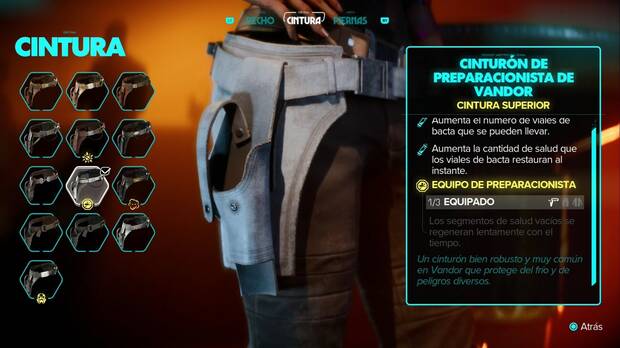 Star Wars Outlaws - Equipo: Cinturón de preparacionista de Vandor
