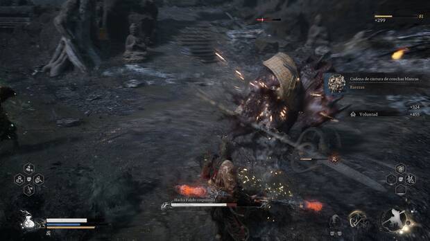 Black Myth: Wukong - Localización de la rareza Cadena de cintura de conchas blancas