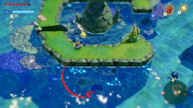 The Legend of Zelda: Echoes of Wisdom - Entrada a la región de los zora marinos