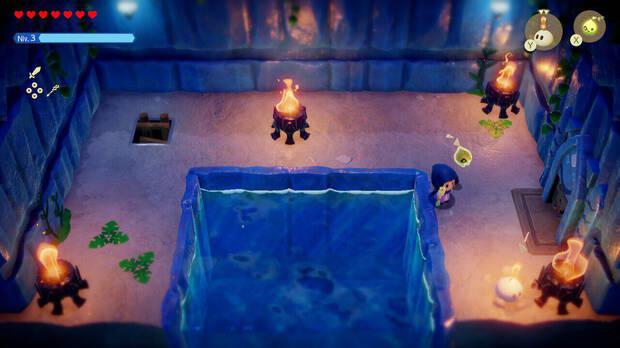 The Legend of Zelda: Echoes of Wisdom - Ruinas de Jabul - Encender los tres braseros apagados