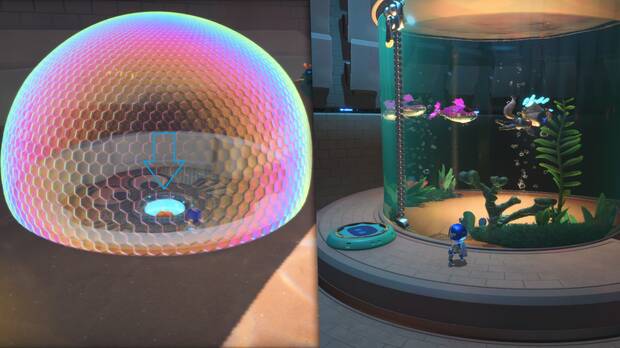 Astro Bot - Localización del bot #04 en Jardín Celestial