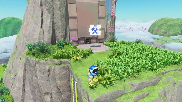 Astro Bot - Localización de la pieza de rompecabezas #01 en Jardín Celestial