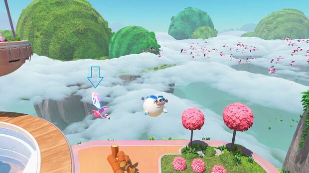 Astro Bot - Localización de la pieza de rompecabezas #02 en Jardín Celestial