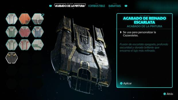 Star Wars Outlaws - Acabado de reinado escarlata