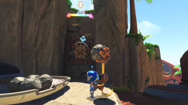 Astro Bot - Localización de la pieza de rompecabezas #02 en Cala cangrejo