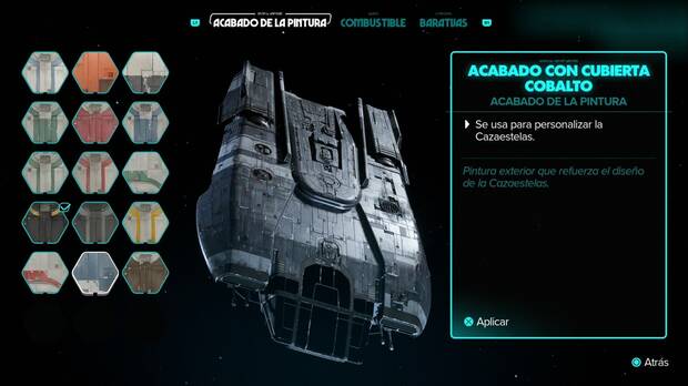 Star Wars Outlaws - Acabado con cubierta cobalto