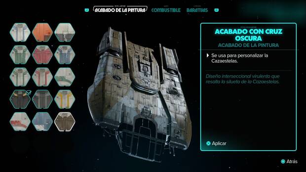 Star Wars Outlaws - Acabado con cruz oscura