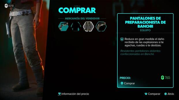 Star Wars Outlaws - Equipo: Pantalones de preparacionista de Banchii