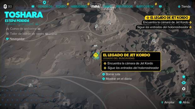 Star Wars Outlaws - El legado de Jet Kordo: ubicación de la primera cámara