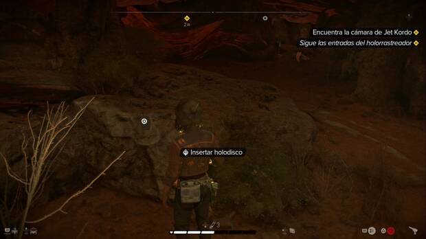 Star Wars Outlaws - El legado de Jet Kordo: punto donde usar el holodisco