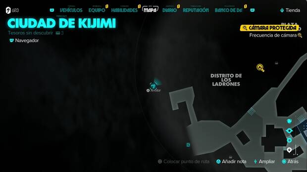 Star Wars Outlaws - El legado de Jet Kordo: ubicación del punto donde usar el holodisco de Kijimi