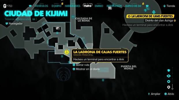 Star Wars Outlaws - La ladrona de cajas fuertes: ubicación del terminal para localizar a la ladrona de cajas fuertes