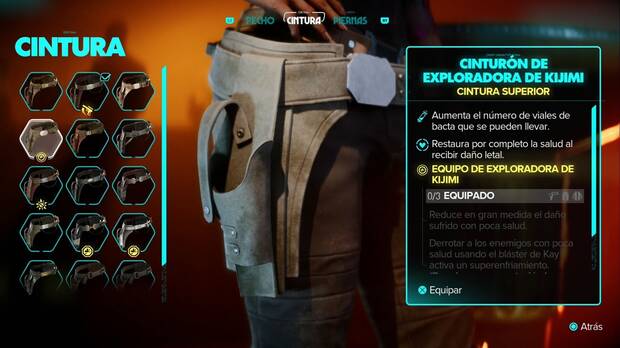 Star Wars Outlaws - Equipo: Cinturón de exploradora de Kijimi