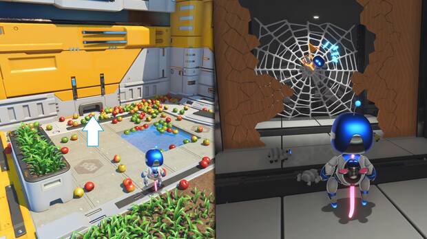 Astro Bot - Localización del bot #02 en Pequeña sorpresa