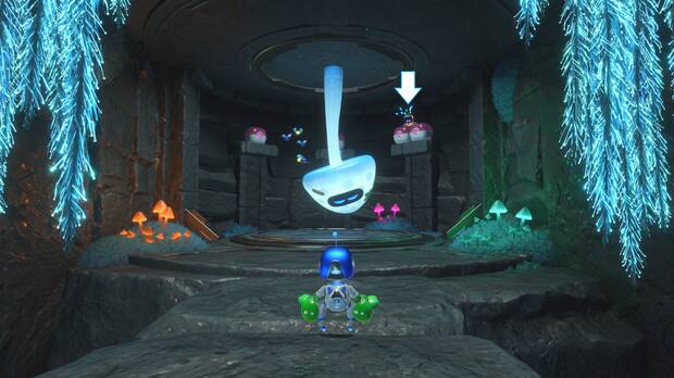 Astro Bot - Localización del bot #02 en Senda invertebrada