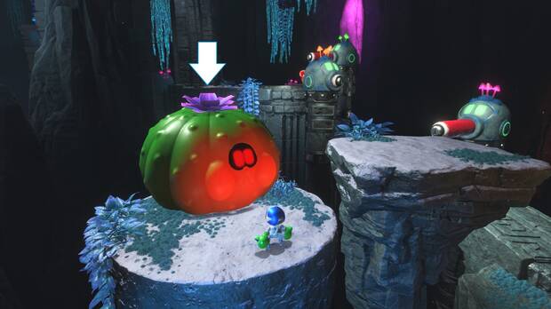 Astro Bot - Localización del bot #04 en Senda invertebrada
