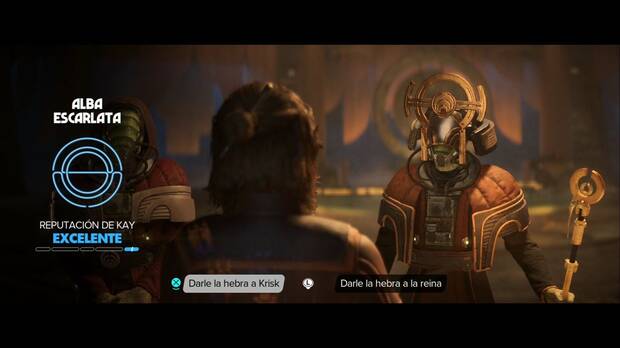 Star Wars Outlaws - El enjambre: punto de decisión al final de la misión